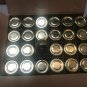 Mini Glass Jars with Lids Small Honey Jam Container Clear Storage X24, 1.5oz