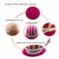 eNilecor Short Fluffy Bob Kinky Straight Hair Wigs with Bangs Synthetic Heat +