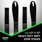 RHINO USA Soft Loop Motorcycle Tie Down Straps - Guaranteed 10,427lb Max Brea...