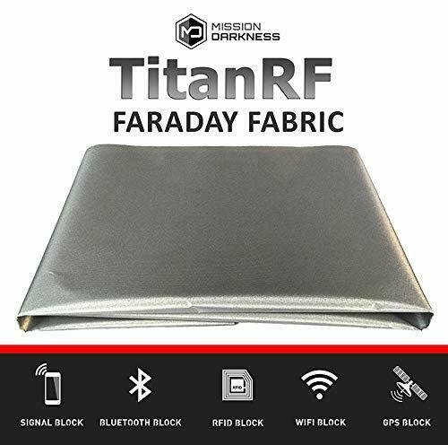 TitanRF Faraday Fabric // EMI Shielding, RFID Shielding, Cell Phone Block, Wi...