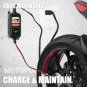 MOTOPOWER MP00205A 12V 800mA Fully Automatic Battery Charger/Maintainer - Rescue