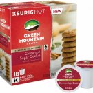 Green Mountain Coffee, Cinnamon Sugar Cookie, K-Cups for Keurig Brewers, 18 C...
