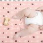 Girls Soft Crib Sheets Pack Of 2 Pink Baby Stretchy Fitted Mattress Covers
