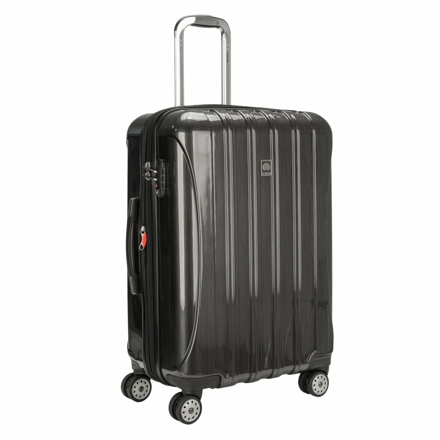 Delsey Paris Helium Aero 25" Spinner Trolley Suitcase, Brushed Charcoal