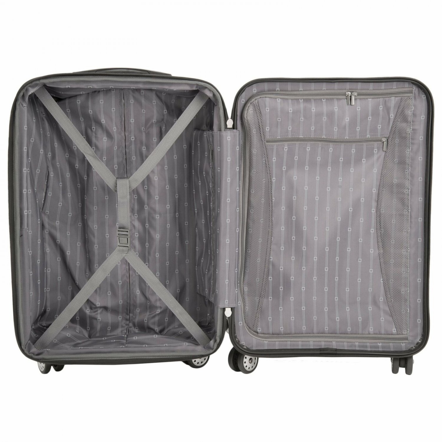 Delsey Paris Helium Aero 25" Spinner Trolley Suitcase, Brushed Charcoal
