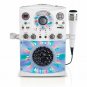 Singing Machine SML385UW Bluetooth Karaoke System with LED Disco Lights, CD+G,