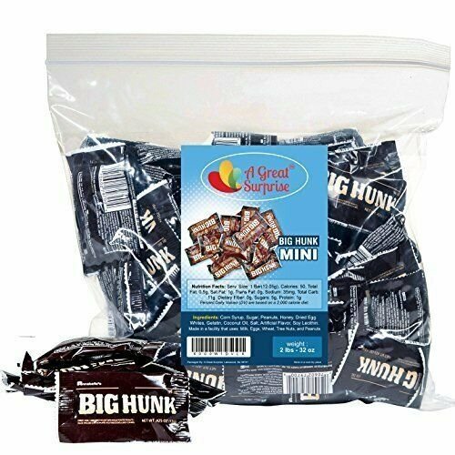 Big Hunk Candy Bars - Annabelle Candy - Mini Nougat Taffy Bar Bulk 2LB (Appx....