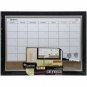 Magnetic Dry Erase Calendar Planner Combo Board Frame Cork Strip Wall Schedule