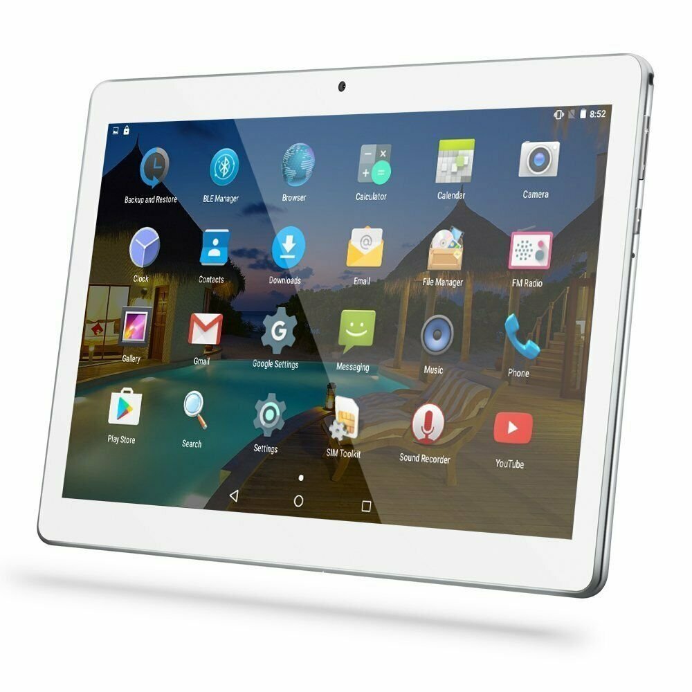 Android Tablet 10 Inch with Sim Card Slots 4GB RAM 64GB ROM 3G Unlocked GSM GPS