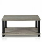 Modern Grey Coffee Table Small Wood End Storage Stand Living Room Furniture New