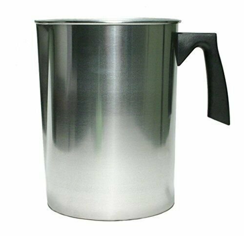 Pouring Pot 4 Pound Candle Making Wax Soap Seamless Melting Aluminum Crafting