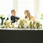 Haperlare Modern Vintage Style Mr and Mrs Sign Mr & Mrs Wooden Letters Rustic...