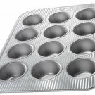 USA Pan (1200MF) Bakeware Cupcake and Muffin Pan, 12 Well, Nonstick & Quick...