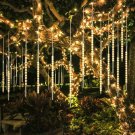 BlueFire Upgraded 50cm 10 Tubes 540 LEDMeteor Shower Rain Lights, Drop/Icicle...