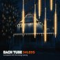 BlueFire Upgraded 50cm 10 Tubes 540 LEDMeteor Shower Rain Lights, Drop/Icicle...