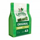 Greenies Original Teenie Dental Dog Treats, 12 Oz. Pack (43 Treats)