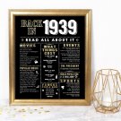 Katie Doodle 80th Birthday Decorations Party Supplies Gifts for Women or Men...