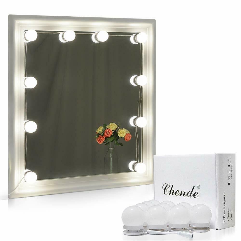 Chende Hollywood Style LED Vanity Mirror Lights Kit with Dimmable Light Bulbs...