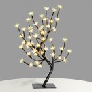 Zanflare 0.45M/17.72Inch 48LEDs Cherry Blossom Desk Top Bonsai Tree Light, Black