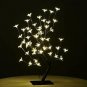 Zanflare 0.45M/17.72Inch 48LEDs Cherry Blossom Desk Top Bonsai Tree Light, Black