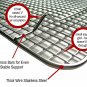 Ultra Cuisine 100% Stainless Steel Wire Cooling Rack for Baking fits Half....