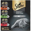 Sheba Perfect Portions Wet Cat Food Seafood 2.6 Oz Twin-Pack Trays(48 servings)