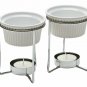 Butter Warmer Set of 2 Seafood Dip Server Cookware Gift