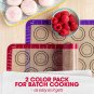 Macaron Silicone Mat Set of 2 - Two Half Non Stick Sheet Pastry Mat - Large ....