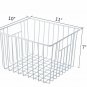 SANNO Household Wire Storage Basket Bins Organizer with Handles for Kitchen ....