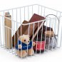 SANNO Household Wire Storage Basket Bins Organizer with Handles for Kitchen ....