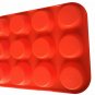 keliwa 12 Cup Silicone Muffin - Cupcake Baking Pan/Non - Stick Silicone....