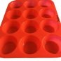 keliwa 12 Cup Silicone Muffin - Cupcake Baking Pan/Non - Stick Silicone....