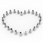 Kootek 32-Piece Cake Decorating Supplies Tips Kits Stainless Steel Baking ...