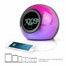 iHome iBT29BC Bluetooth Color Changing Dual Alarm Clock FM Radio with USB Chargi