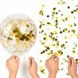 Gold Confetti Balloons 20 Pieces, 12 Inches Party Balloons With Golden ....