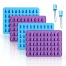 Gummy Bear Candy Molds Silicone - Chocolate Gummy Molds with 2 ...