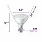 LED Indoor/Outdoor Non-Dimmable PAR38 25-Degree Spot Light Bulb 4-Pack