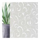Rabbitgoo frosted window film gray static cling for office 35.4"x78.7"