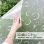 Rabbitgoo frosted window film gray static cling for office 35.4"x78.7"