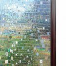Rabbitgoo no glue window film transparent static cling 35.4"x78.7"(90x200cm)