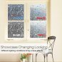 Rabbitgoo no glue window film transparent static cling 35.4"x78.7"(90x200cm)
