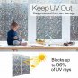 Rabbitgoo no glue window film transparent static cling 35.4"x78.7"(90x200cm)