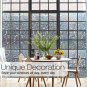 Rabbitgoo no glue window film transparent static cling 35.4"x78.7"(90x200cm)