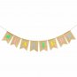 Easter Day Decorations Easter Burlap Banner Decor Rustic Easter Bunting Garland