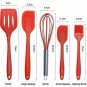 Silicone Heat Resistant Kitchen Cooking Utensil 10 Piece Cooking Set