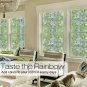 Rabbitgoo 3D Window Film Privacy Brown Bamboo cling film 17.5"x78.7&acirc;��(44.5x200CM)