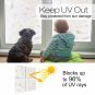 Rabbitgoo white frosted window film glue free static cling 35.4"x78.7"(90x200cm)