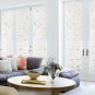 Rabbitgoo white frosted window film glue free static cling 35.4"x78.7"(90x200cm)