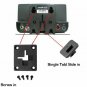 Dual USB Sirius XM Satellite Radio Lighter Socket Car Mount w/ Tilt Vehicle Onyx