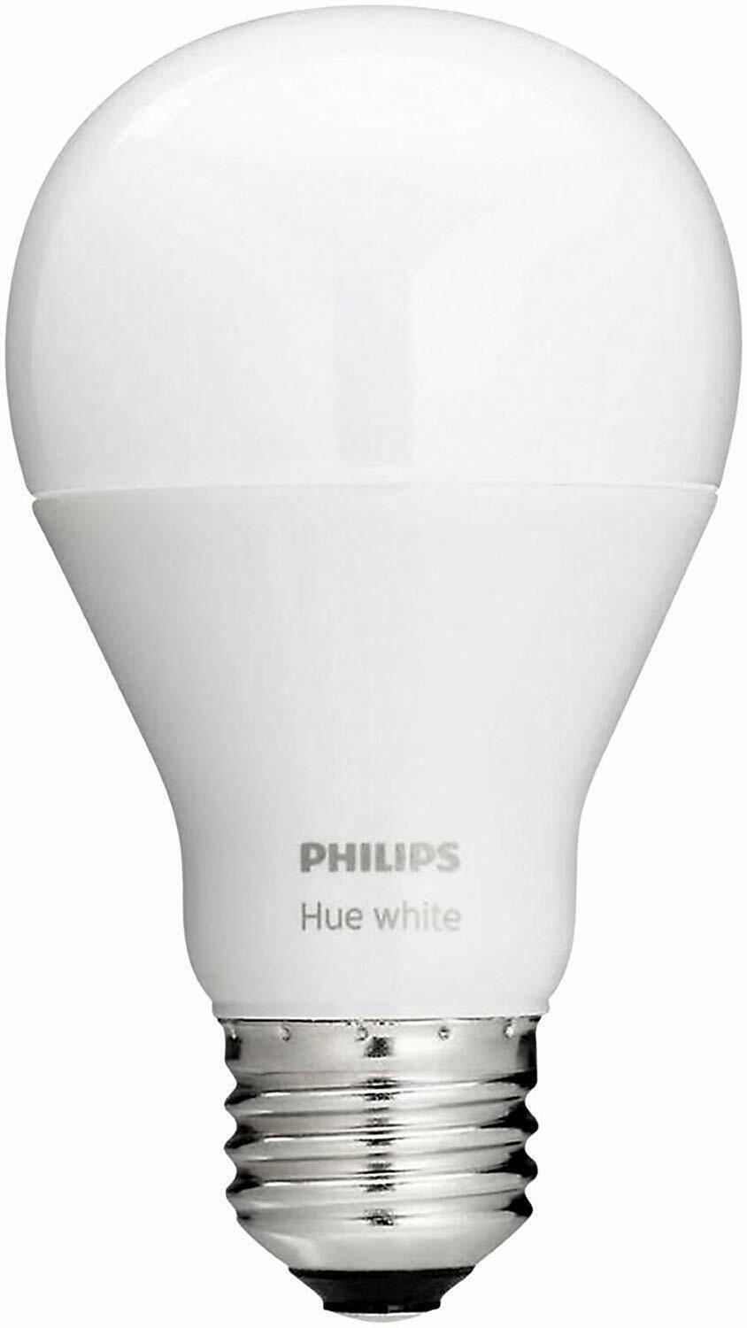 Philips Hue White A19 Single LED Bulb (Works with Amazon Alexa)